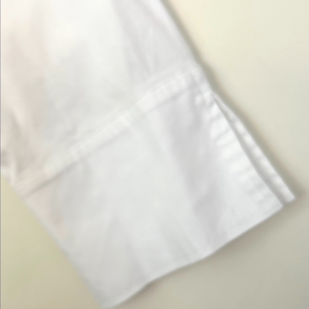 Habitat White Button Down Swing Blouse for Women SZ M - Picture 4 of 9